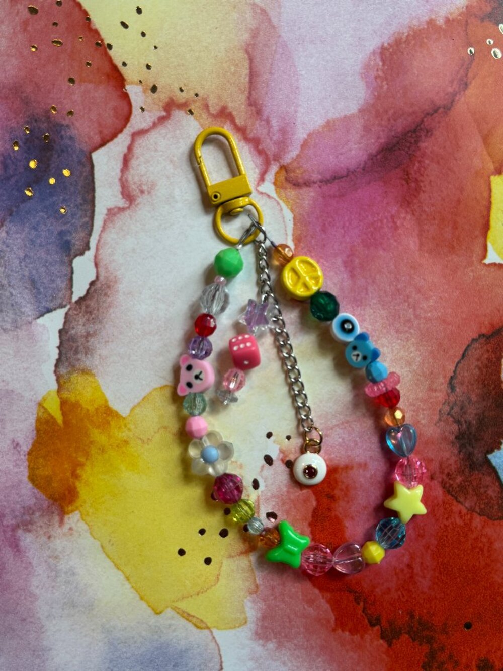 THE CANCER WHITE MAGIC EYE BAG CHARM